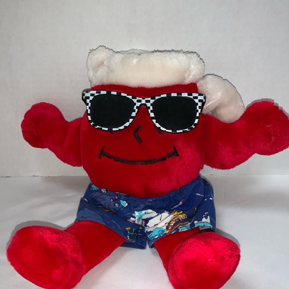 Vintage 1987 the awesome dude koolaid plush